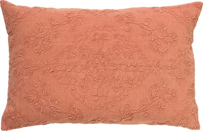 Dutch Decor EVY - sierkussen 40x60 cm - 100% katoen - Muted Clay - roze - Inclusief binnenkussen - Luxe kussens voor woonkamer & bank