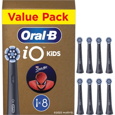 Oral-B iO Kids 6+ Marvel Spiderman opzetborstel voor elektrische tandenborstel - 8 stuks