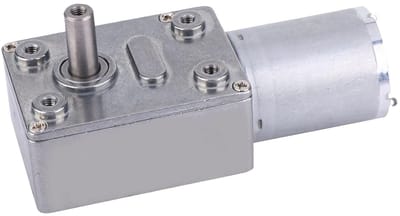Precisie Tandwielmotor - Grote Koppel Motor - Apparaten Aansturen - 12V Stroomvoorziening - 12 x 8 x 5 cm - Metaal