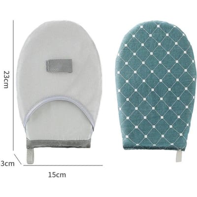 1 planche à repasser portative en tissu, petite planche à repasser, gants de repassage pour la maison, plateau de repassage portatif isolé anti-repassage pour la maison bleu