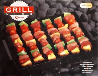 Metaltex barbecue Shishkebap antikleef 33x25cm