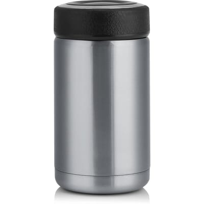 KAXIFEI Roestvrij Staal Vacuüm Thermisch Geïsoleerde Reisbeker Fles Thermoskan Koffiekop Zilver