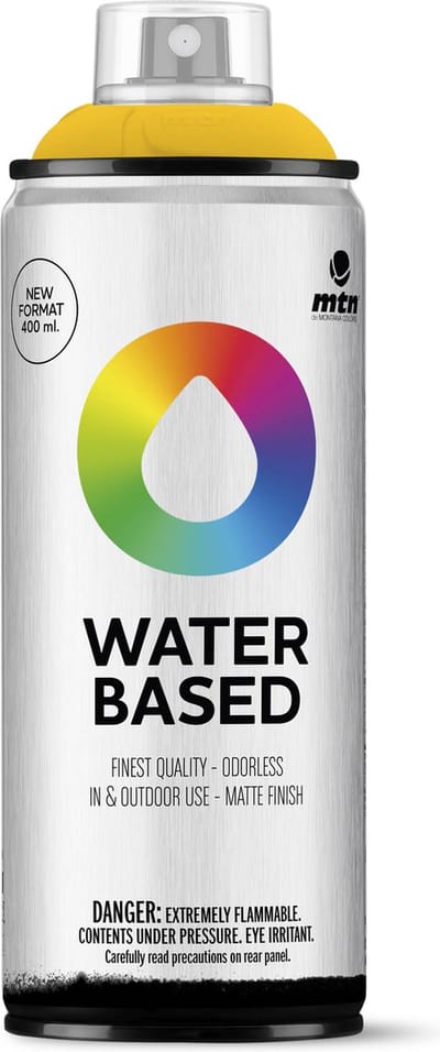 MTN Water Based Spuitbus - verf op waterbasis - RV-177 Eldorado Yellow - 400ml