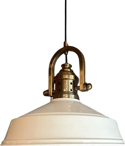 Bamyum Carmelo Hanglamp Industrieel Metaal Ø35 cm, Vintage Hanglamp, E27 Pendellamp