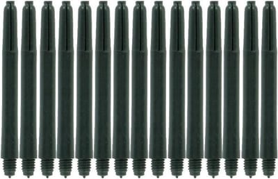 Darts Set zwarte medium shafts 10 sets (30 stuks) - medium - dartshafts - dart shafts