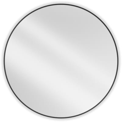 Mexen Loft ronde badkamer spiegel 100 , zwarte rand - 9850-100-100-000-70