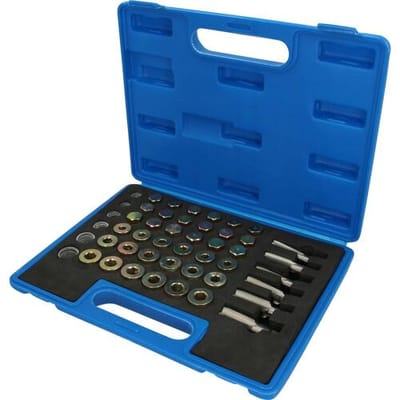 Brilliant Tools BT711300 Reparatieset voor olie-aftapschroefschroefdraad, 114-delig