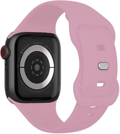 Bandje Geschikt voor Apple Watch 1, 2, 3, 4, 5, 6, 7, 8, 9, 10, 11, SE - 42/44/45/46 mm Bandje Siliconen Horloge Band Verstelbaar - Smartwatch Bandje Siliconen - Lila