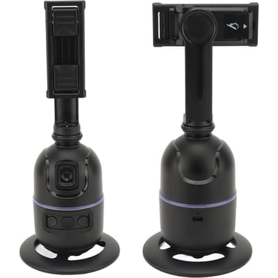 Roterende Telefoon Camera Houder Veelzijdige Rotatie Statief Telefoon Camera Bevestiging met Afstandsbediening voor black