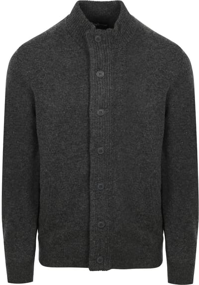 Barbour Zip Vest Lamswol Patch Antraciet - Maat XXL - Heren - Outdoor