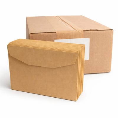 Manilla Kraft Enveloppen – C6 (114 x 162 mm) – 80 g/m² – 1000 stuks