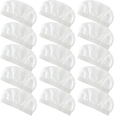 Vervangende Stoomdweilpads - Microvezeldoeken Stoomreiniger - Hygiënisch Reinigen - Wasbaar & Herbruikbaar - 15 stuks - Wit