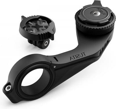 Twist Lock Out Front Mount voor Fietsen - Stabiele Bevestiging, Verstelbare Hoek, Geschikt voor Diverse Fietsen