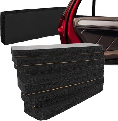 Allecto Plus - Beschermende schuimstrips voor garages - 8 stuks - 300 x 100 x 30 mm - zelfklevend - deurbescherming - autodeuren - carport