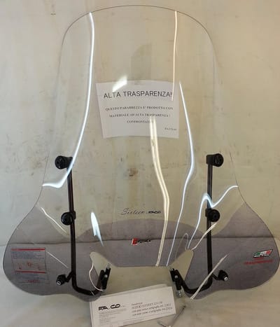 Motorwindscherm - Scooter Voorruit - Bescherming Tegen Wind - Voertuigspecifieke Pasvorm - 700x740mm - Transparant