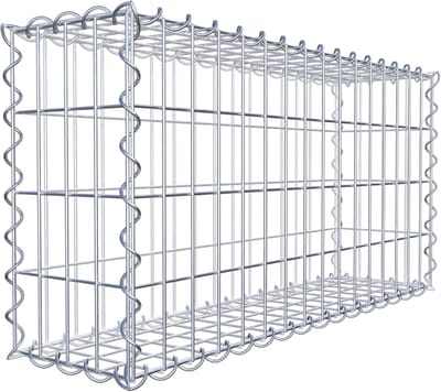 Hoekige Schanskorven - Vulbare Steenkorven - Tuin Decoratie - Weerbestendige Draadmand - 80x40x20 cm