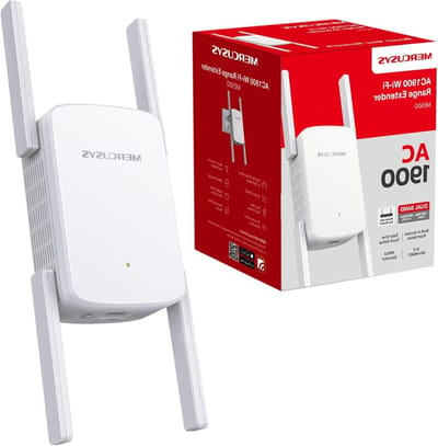 Wifi Versterker - Internet Booster - Signaal Uitbreiden - Dual Band MU-MIMO - AC1900Mbps - Wit