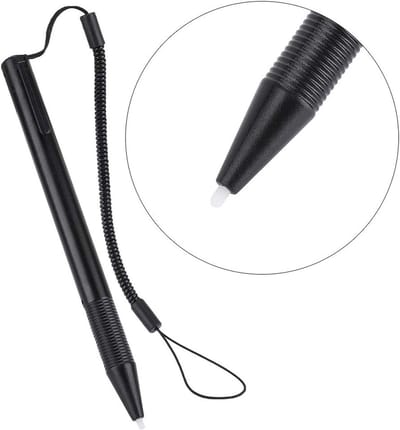 Touch Pen voor Tablet en Smartphone, Vervangbare Stylus voor Weerstandsscherm met Veerkoord voor POS en Navigators