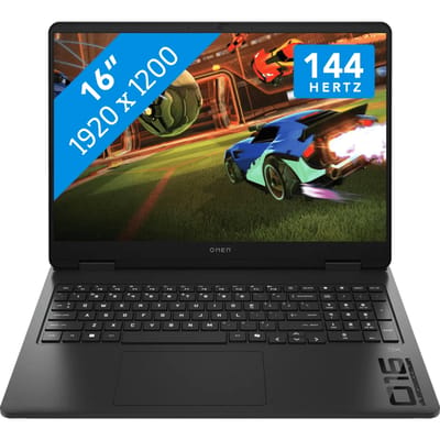 HP OMEN Gaming 16-am0970nd Intel Core 7 240H Laptop 40,6 cm (16") 2K 16 GB DDR5-SDRAM 1 TB SSD NVIDIA GeForce RTX 5050 Wi-Fi 6 (802.11ax) Windows 11 Home Zwart