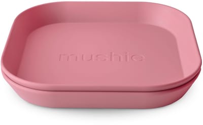 Mushie Bord Vierkant (set van 2) Dusty Rose