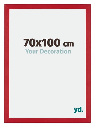 Your Decoration - Puzzellijst 70x100 cm - Rood - Puzzellijst 1500-2000 stukjes - MDF Fotolijst - Mura