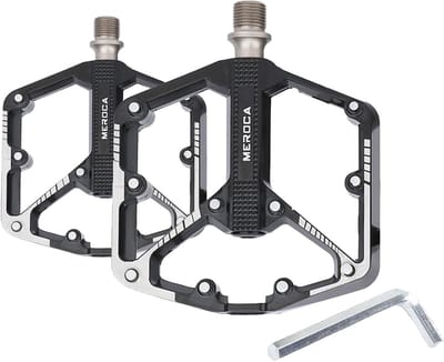SnelShoppen - Aluminium Fietspedalen Antislip met 3 Geleide Lagers 9/16 Inch Geschikt voor Mountainbikes, MTB, BMX, Elektrische Fietsen, Wegfietsen
