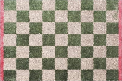 Mad About Mats - DINO - deurmat/badmat - wasbaar - ruitjes - droogloop/touch - 50x75cm