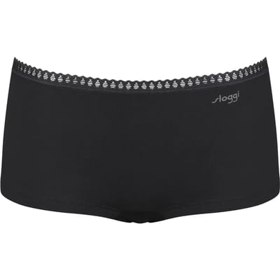 Sloggi Women GO Crush Short (3-pack) - dames boxer - zwart