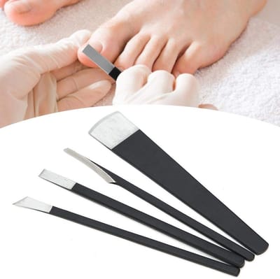 Dailygoods- Eelt Remover Professionele Pedicure Set - Voet Schraper - Dode Huid Verwijderaar - Eeltverwijdering - Veiligheidswaarschuwing - Gebruik met Lotion - Voetschraper