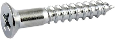 Allparts GS0063B10 Chroom Bridge Montageschroeven - 50 Stuks #8 x 1
