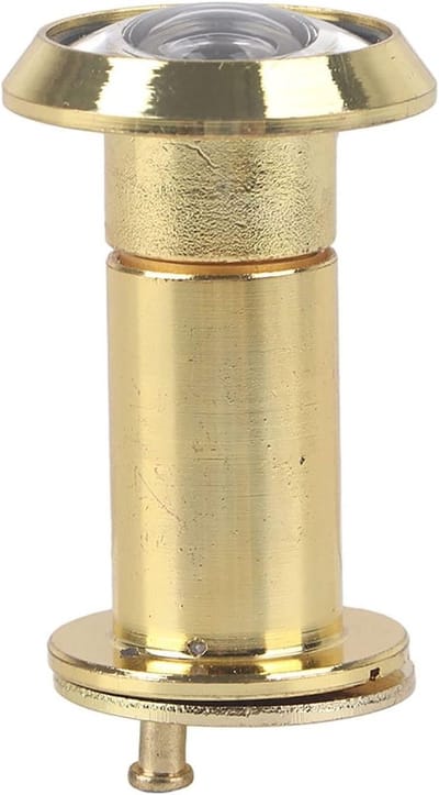 Deurkijker - Kijkgaatje Voordeur - Bezoekers Identificeren - 200 Graden Brede Kijkhoek - 35-60mm Deurdikte - Goud