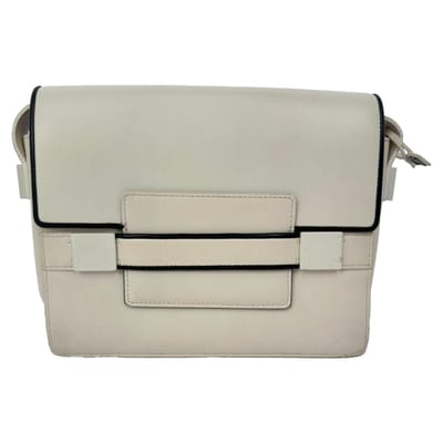 Delvaux Madame PM Crossbodytas in wit leer