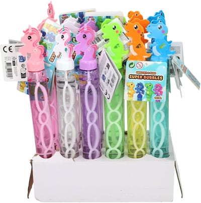 Johntoy bellenblaas speelgoed eenhoorn dino 24 stuks 118ml.