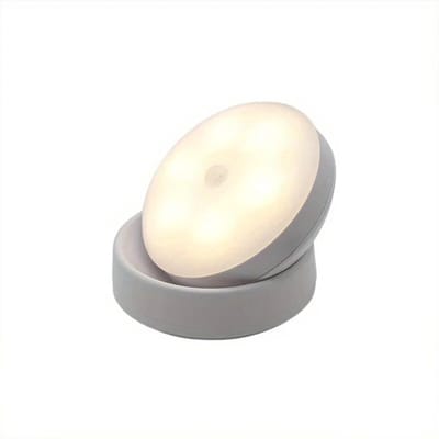 360° draaibare nachtlamp, USB-oplaadbaar, wandlamp met bewegingssensor