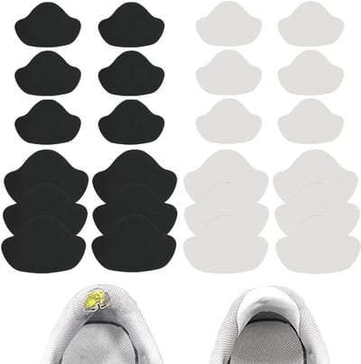 12 paar hielkussens, hielbescherming voor schoenen, reparatie van de hiel van schoenpatch, reparatie van het schoengat, zelfklevend, hielbescherming, stickers voor hiel