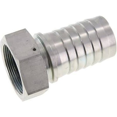 50x68 mm & G2'' Verzinkt Stalen Slangpilaar met Wartelmoer DIN EN 14423 / DIN 2826
