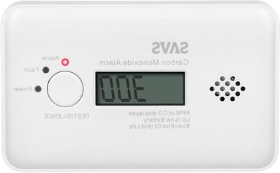 Koolmonoxidemelder - CO Melder - Veilige Leefomgeving - 10 Jaar Batterij - 11.6 x 7.1 cm - Wit
