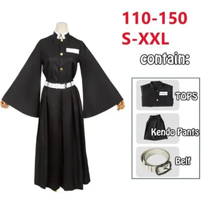 Halloween Anime Tokitou Muichirou Cosplay Kostuums Kisatsutai Uniform Pruik Halloween Kostuum Volwassen 130