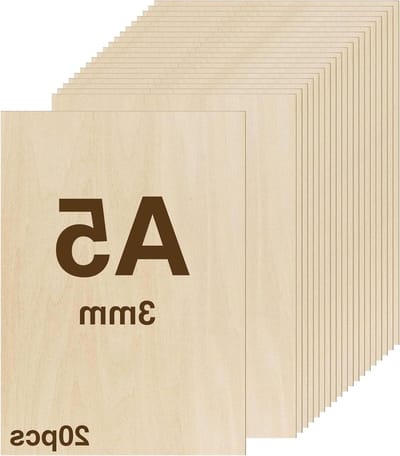 Multiplex Platen - Houten Platen Knutselen - Doe-het-zelf Houtbewerking - Gladde Kanten Geen Knopen - 210x150x3mm - Natuurlijk Hout