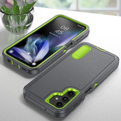 Militaire Kwaliteit Case voor Samsung Galaxy A56 A36 A26 A16 A06 A54 A15 A53 A14 A13 5G 4G A04S Beschermende Kickstand Armor Cover Coque for Galaxy A14 4G5G