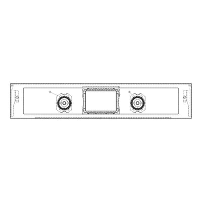AEG controlepaneel, inox 140210197020
