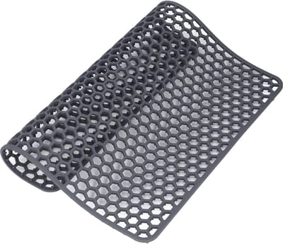 Siliconen Mat Rasterontwerp - Aanrecht Rotective Pad - Opvouwbare Antislip Sink Protector - Snel Aftappen Schotel Drogen