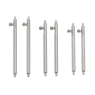 By shayne - Quick Release Spring Bars - Horloge Vervangingsstaven - 1,5 mm - Roestvrij Staal - Compatibel met Samsung - 60 stuks - Zilver