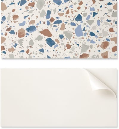 Zelfklevend vinylpaneel - Decoratie met print 100x50 cm Natuursteenpatroon