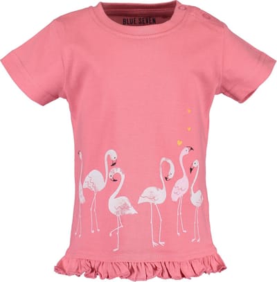 Blue Seven Meisjes T-shirt - Zalmroze - Maat 68