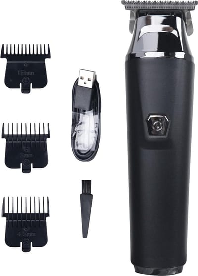 Haar Knipper - Precisie Trimmer - Persoonlijke Verzorging - Waterdicht LED Scherm - 180 Min Gebruik - Zwart
