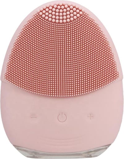 Misty - Gezichtsborstel - Gezichtsreiniger - Gezichtsreinigingsborstel siliconen - Baby pink - Mee-eters Puistjes Vette Huid Blackheads - face brush - Poriën - Elektrisch gezichtsreiniger - Massage - Alle huidtypen - Cadeau man vrouw
