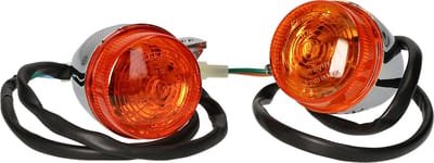 Knipperlicht set Mezoly voorzijde Grande Retro oranje