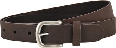 Landley Dames Riem Leer Bruin – Breedte 3 cm – Leren Vrouwen Riem - Lengte totaal 100 cm / Riemmaat 85