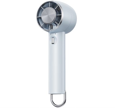 Ventilatoren-Handventilator met Ice Cooling - Draagbare Koelventilator -USB-C Oplaadbaar - 3Snelheden - Mini Pocket Fan voor Reizen, Outdoor en Kantoor